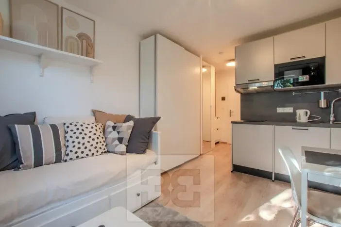 Pronájem bytu 1+kk, Praha - Vršovice, Kubánské náměstí, 19 m2