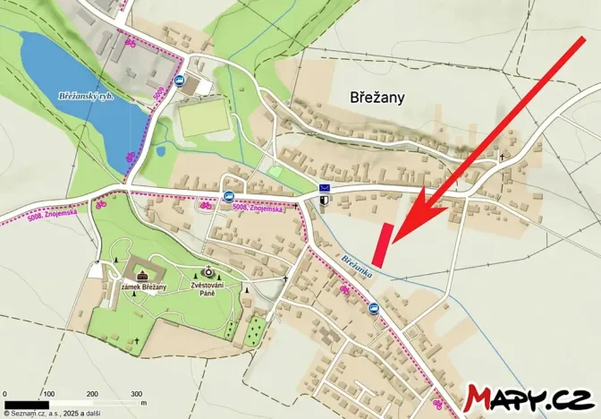 Prodej pozemku pro bydlení, Břežany, 1461 m2