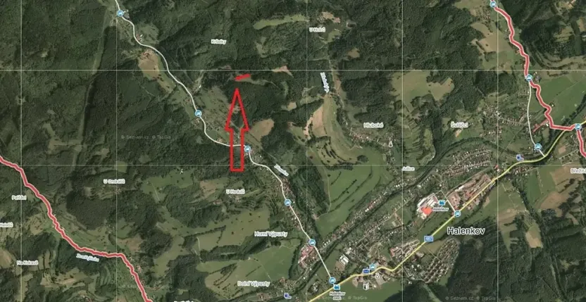 Prodej louky, Halenkov, 5620 m2