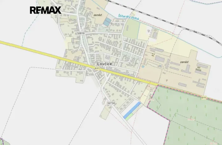 Prodej podílu pozemku pro bydlení, Lovčice, 1007 m2
