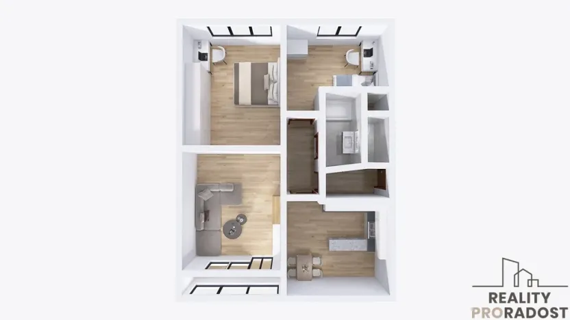 Prodej bytu 3+1, Karviná, Borovského, 72 m2