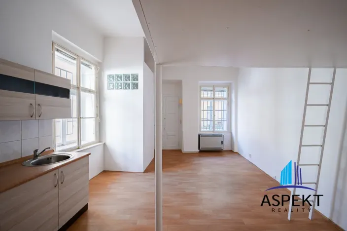 Pronájem bytu 1+kk, Praha - Vinohrady, Jana Masaryka, 32 m2