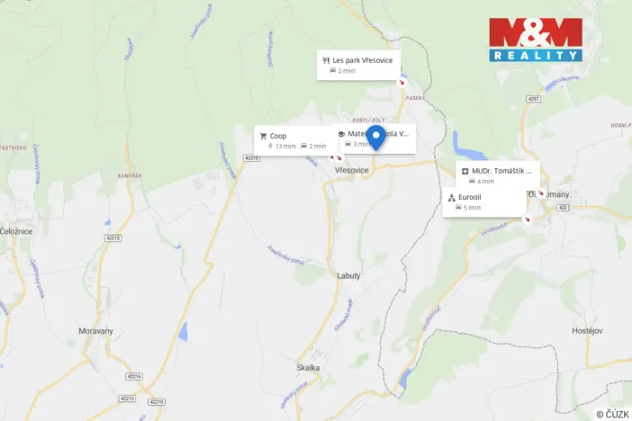 Prodej pozemku pro bydlení, Vřesovice, 3598 m2