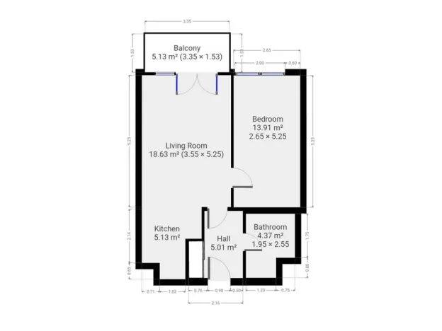Pronájem bytu 2+kk, Praha - Třebonice, Do zahrádek I, 51 m2