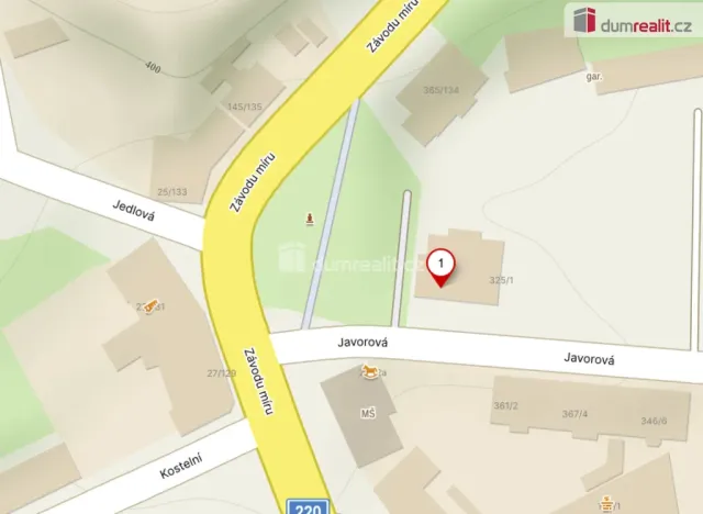 Pronájem bytu 1+1, Karlovy Vary - Stará Role, Javorová, 37 m2