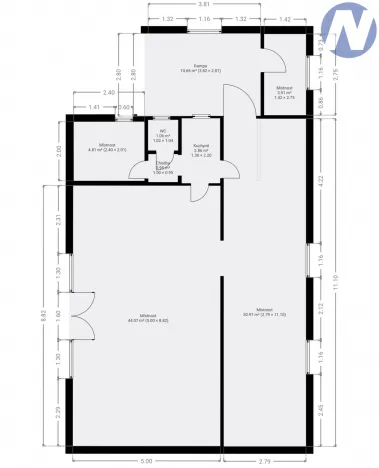 Prodej obchodního prostoru, Bošice, 99 m2