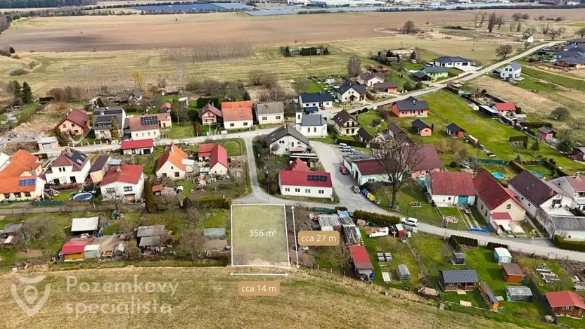 Prodej zahrady, České Velenice, 356 m2