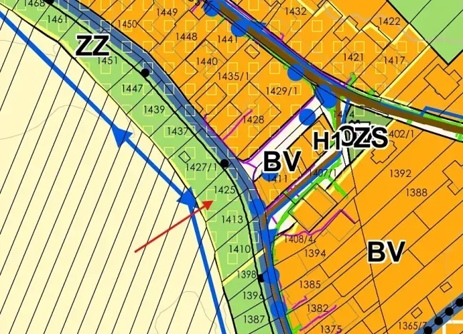 Prodej zahrady, České Velenice, 356 m2