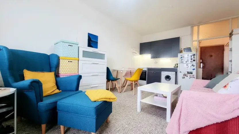 Pronájem bytu 1+kk, Brno, Voroněžská, 26 m2