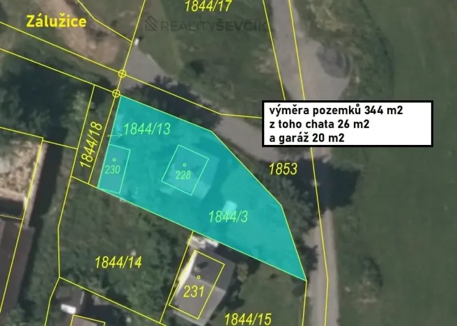 Prodej chaty, Pištín - Zálužice, 35 m2