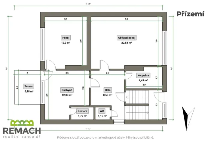 Prodej rodinného domu, Buchlovice, Ku hradu, 159 m2