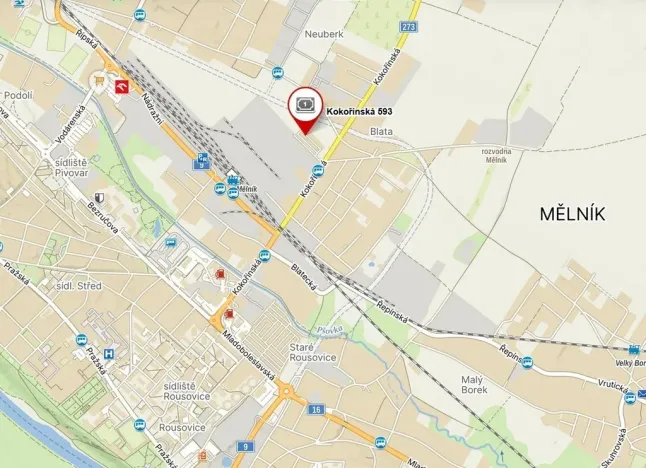 Prodej bytu 3+1, Mělník, Kokořínská, 75 m2