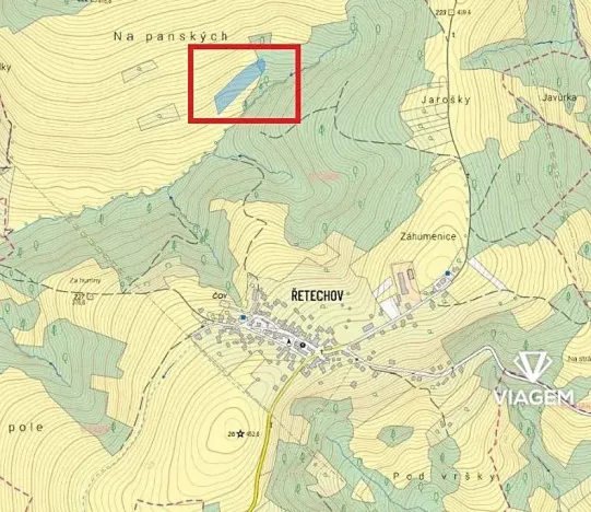 Prodej podílu pole, Luhačovice, 6366 m2