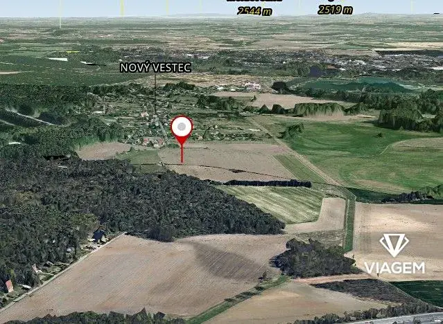 Prodej podílu pole, Nový Vestec, 622 m2