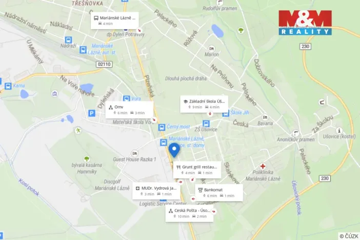 Prodej bytu 2+kk, Mariánské Lázně - Úšovice, Franze Kafky, 50 m2