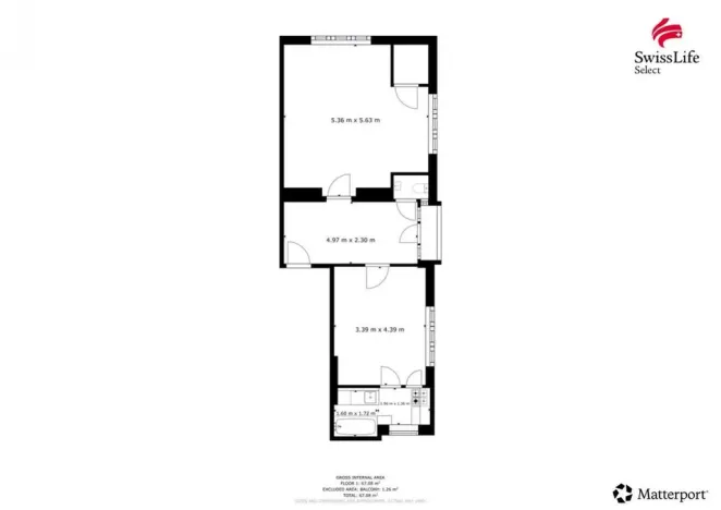 Prodej bytu 1+1, Praha - Holešovice, Tusarova, 70 m2