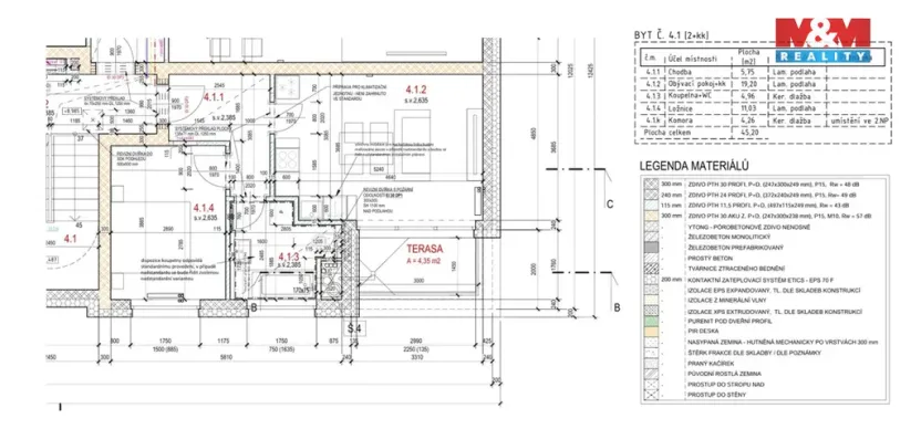Pronájem bytu 2+kk, Dobřany, 45 m2