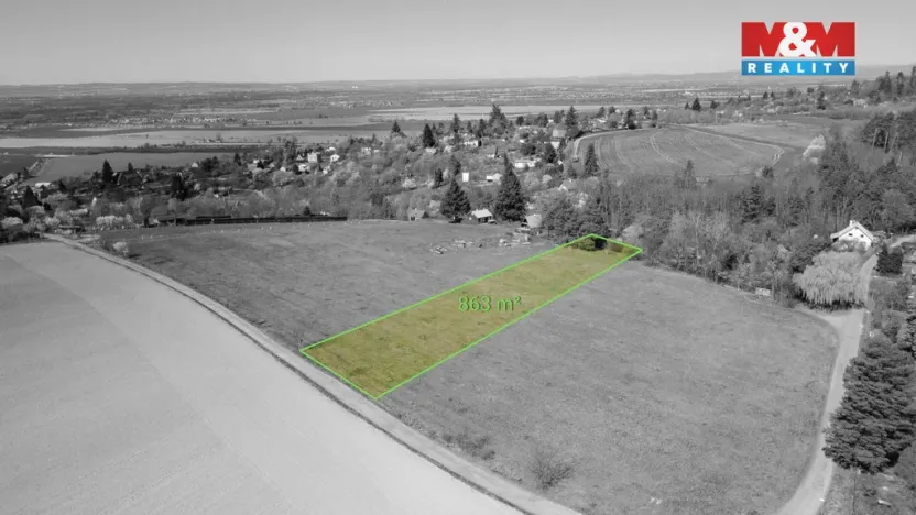 Prodej pole, Olomouc - Droždín, 863 m2