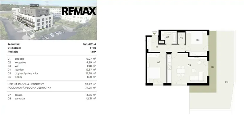Prodej bytu 3+kk, Kladno, Bohumila Landy, 126 m2