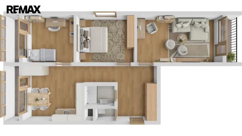 Prodej bytu 3+1, Hradec Králové - Nový Hradec Králové, třída Edvarda Beneše, 80 m2