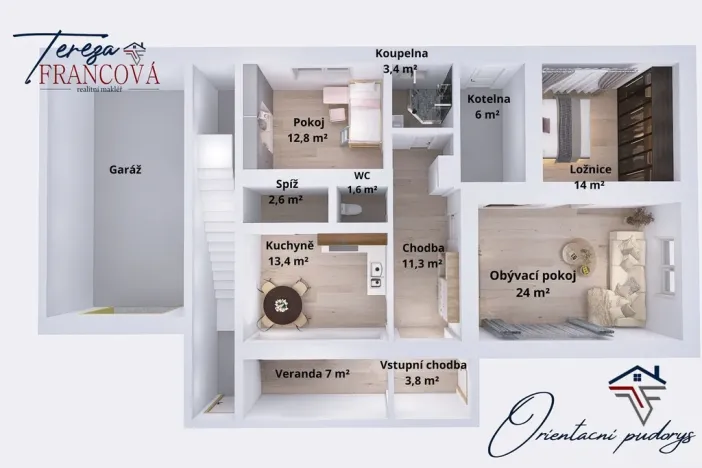 Prodej rodinného domu, Šternberk - Chabičov, 222 m2