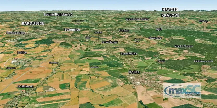 Prodej pozemku pro bydlení, Holice, Pod Parkem, 976 m2