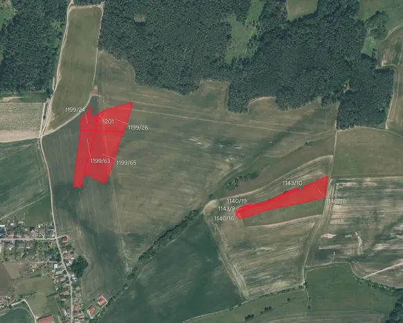 Prodej pole, Štěnovický Borek, 25851 m2