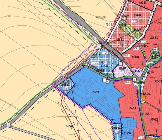 Prodej komerčního pozemku, Police, 10518 m2