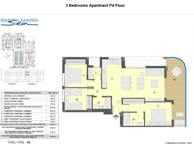 Prodej bytu 4+kk, El Puig de Santa Maria, Španělsko, 94 m2