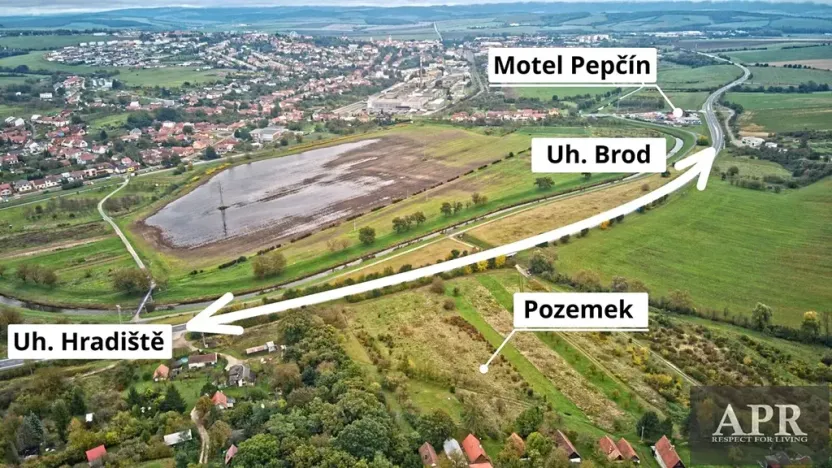 Prodej louky, Uherský Brod, 1394 m2