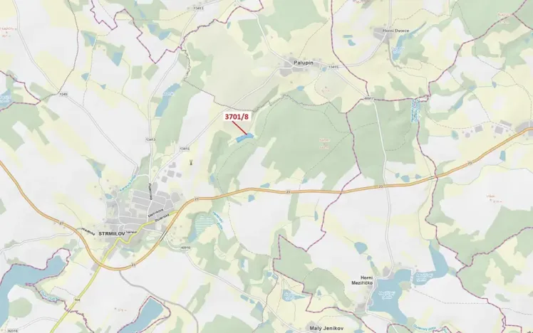 Dražba louky, Strmilov, 11093 m2