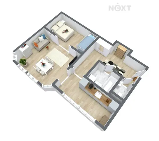 Prodej apartmánu, Vejprty, Moskevská, 53 m2