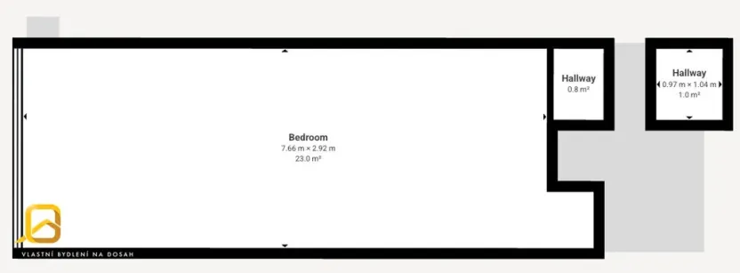 Prodej bytu 2+kk, Zlín, J. A. Bati, 41 m2