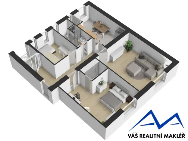 Prodej apartmánu, Ostrava, náměstí Msgre Šrámka, 93 m2