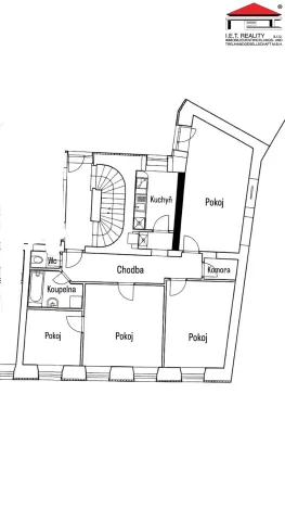 Pronájem bytu 4+1, Brno, Václavská, 100 m2