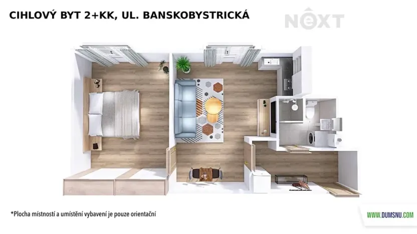 Prodej bytu 2+kk, Šumperk, Banskobystrická, 44 m2
