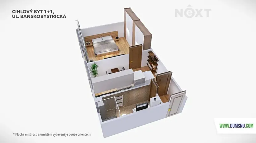 Prodej bytu 1+1, Šumperk, Banskobystrická, 38 m2