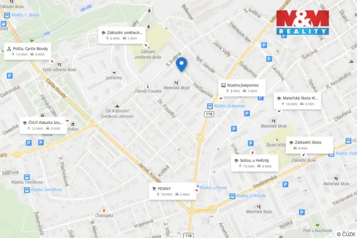 Prodej bytu 2+1, Kladno, Herbenova, 48 m2