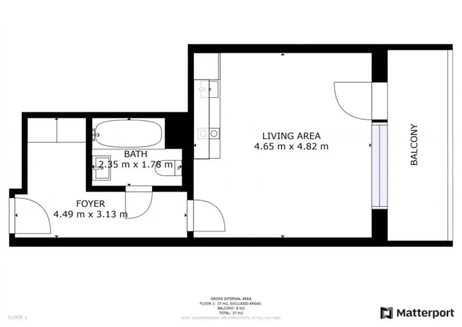 Prodej bytu 1+kk, Praha - Černý Most, Mrázkova, 36 m2