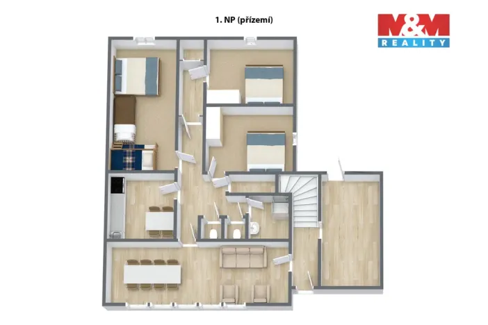 Prodej rodinného domu, Jáchymov - Mariánská, Marie Majerové, 180 m2