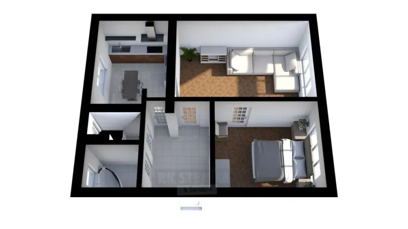 Pronájem bytu 2+1, České Budějovice - České Budějovice 6, Čechova, 61 m2