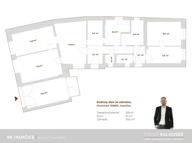 Prodej rodinného domu, Ivančice, Kounická, 123 m2