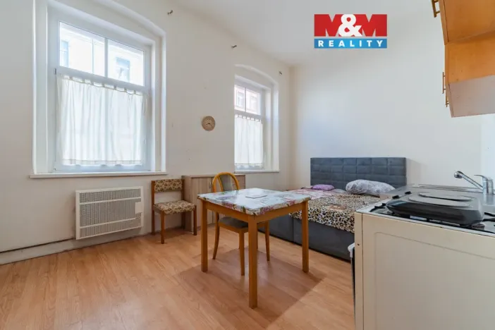 Prodej bytu 1+kk, Cheb, Mánesova, 26 m2