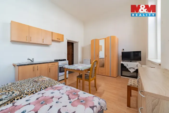 Prodej bytu 1+kk, Cheb, Mánesova, 26 m2