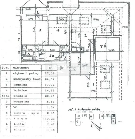 Pronájem bytu 4+kk, Praha, U zeleného ptáka, 113 m2