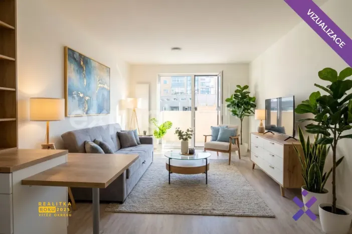 Pronájem bytu 1+kk, Zlín, Nad Stráněmi, 34 m2