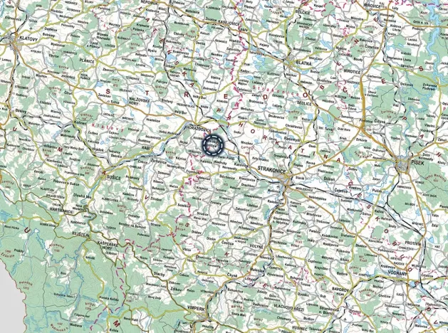 Prodej lesa, Střelské Hoštice, 10064 m2