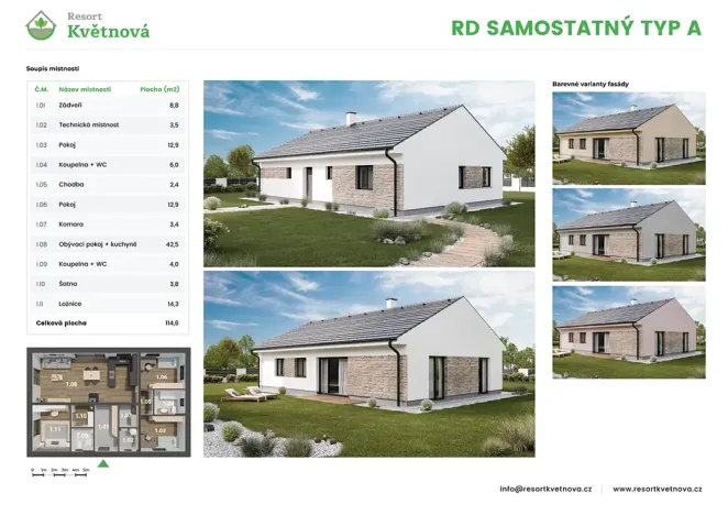 Prodej rodinného domu, Ostrov, 115 m2