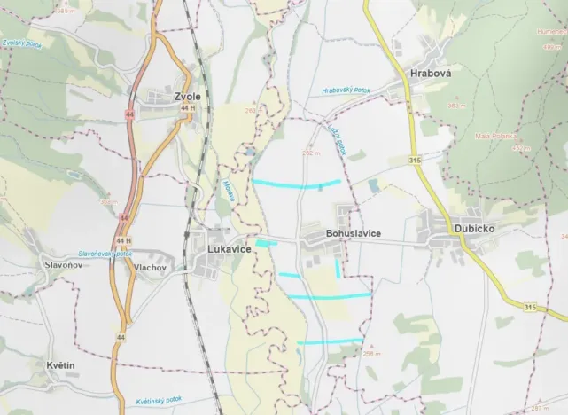 Prodej pole, Bohuslavice, 116905 m2