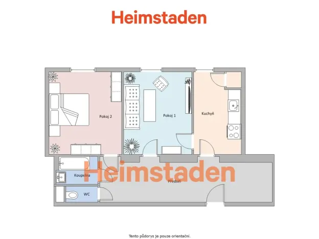Pronájem bytu 2+1, Havířov - Město, Československé armády, 59 m2